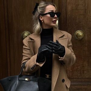 NWT J.Crew Touch Screen Compatible Leather Gloves